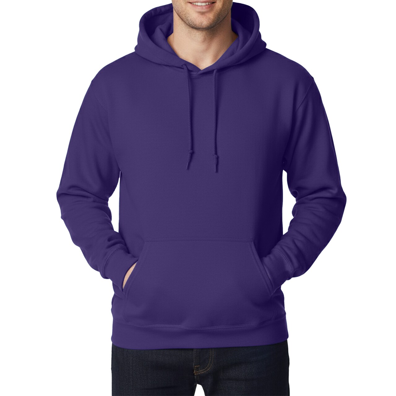 Gildan Unisex Fleece Hooded Sweatshirt 18500, Pullover Hoodie for Arts & Craft